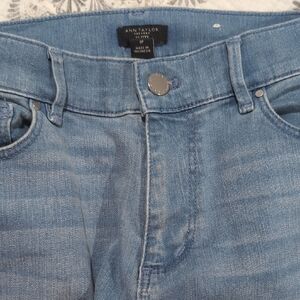 Ann Taylor High Rise Light Blue Jeans 0P